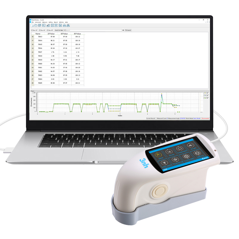 NHG60M_Gloss_Meter_connect_pc