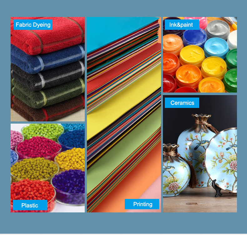 NH300 Application in fabric dyeing, ink&paint, ceramics, plastic, printing